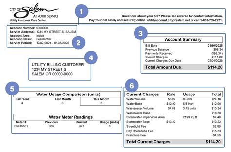 city of salem utility bill.